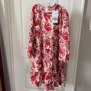 Zara floral Sharon dress new with tags